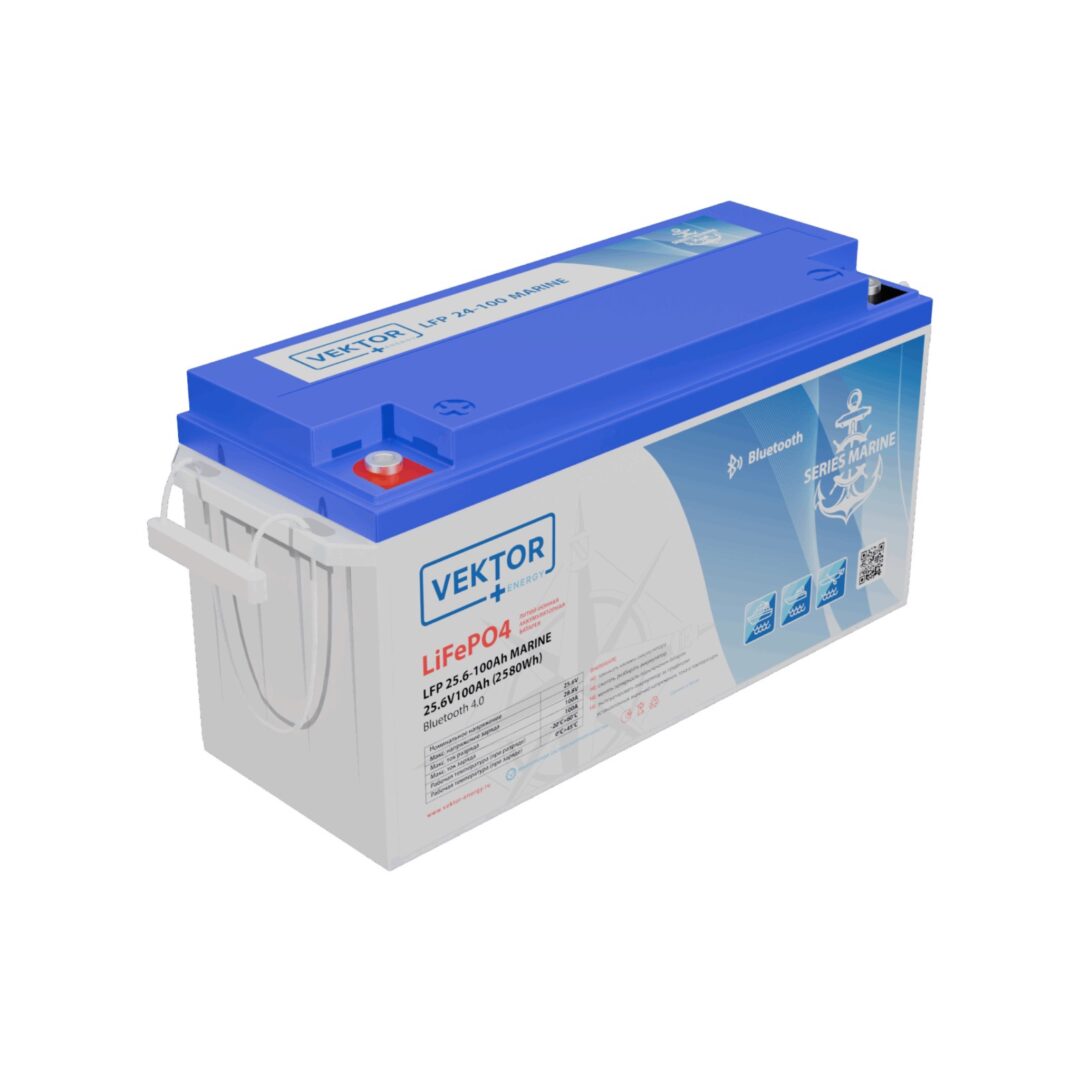 Литиевый аккумулятор Vektor LFP 25,6-100 Smart BMS 100A